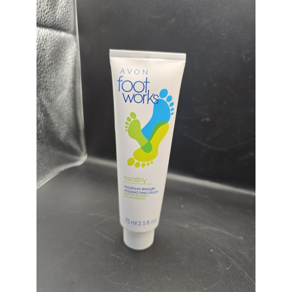 Avon Foot Works Healthy Maximum Strength Cracked Heel Cream 2.5 fl oz NEW